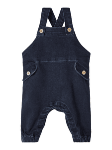 Lil'Atelier tuinbroek Nbnlaro Donkerblauw Denim