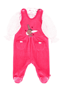 Conjunto de pelele Nicki Emmily rojo claro