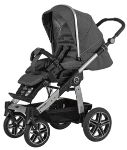 Kinderwagen Racer GTS little tiger (200) Framekleur zilver