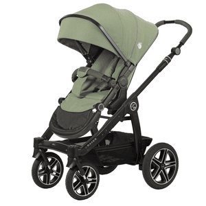 Kinderwagen Racer GTX met handrem bellybutton forest (212) Framekleur zwart