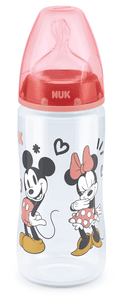 Babyflaske First Choice + Disney Minnie Mouse 300 ml, Temperaturkontroll ved