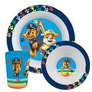 Ontbijtset Paw Patrol, jongen, 3st.