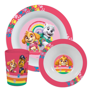 Frühstücksset Paw Patrol, Girl, 3tlg