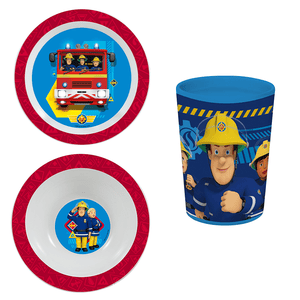 Snídaňová souprava Fireman Sam, 3ks.