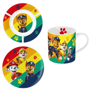 Ontbijt set Paw Patrol, 3st.