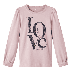 Langarmshirt Nmfsol Mauve Shadows