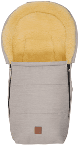Chancelière pour siège auto universelle hiver Emma denim light grey