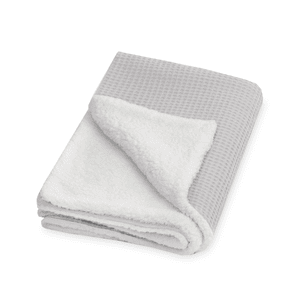 Winterdecke Waffelpiqué Light grey nordic 70 x 100 cm