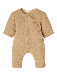 Lil'Atelier Buzo infantil Quilt Overall Nbmdamir Travertine acolchado