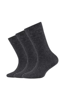 Calcetines de  anthracite Paquete de 3 unidades orgánicas cotton