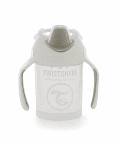 TWIST SHAKE  Taza Mini 230 ml, blanca a partir de 4+ meses