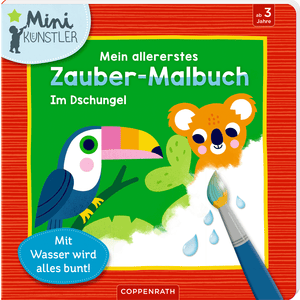 Mein allererstes Zauber-Malbuch: Im Dschungel (Mini-Künstl.)