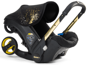 Seggiolino auto Limited Edition Gold con telaio completamente integrato, 2 in 1