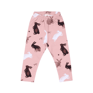 Leggings Happy Rabbits gammelrosa