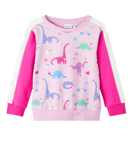 Sweatshirt Nmfbelina Roze Lavendel