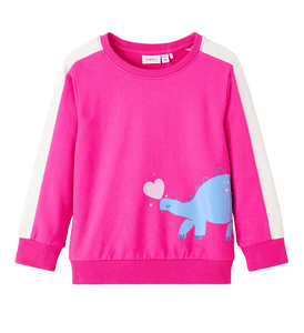 Sweatshirt Nmfbelina Fuchsia Purple