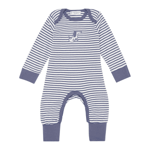 Rompertje, blauw-grijs stripes