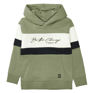 Sudadera con capucha de color caqui green