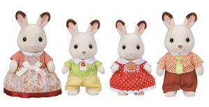 Chocolate aden Rabbit Family New