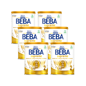 Nestlé BEBA SUPREME 2 Folgemilch 6x 800g nach dem 6. Monat