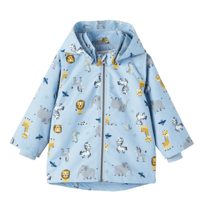 Chaqueta infantil Nbmmax Safari Animals Blue Fog