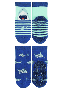 Fliesenflitzer Air Doppelpack Haie blau