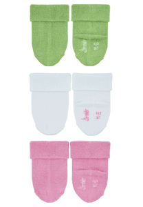 First Baby Sokken 3-Pack Bamboe Licht Roze