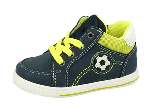 Scarpa bassa navy-neon yellow