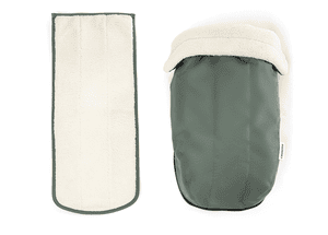 Kit hiver pour siège bébé de remorque vélo Jungle green