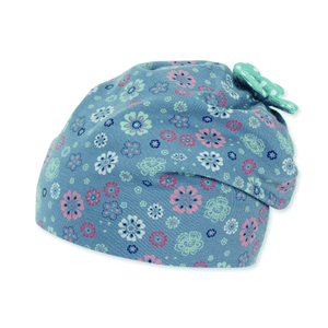 Slouch-Beanie hellblau