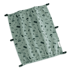 Sonnenschutz Green patterned für Kid Zweisitzer