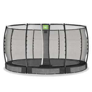 EXIT Allure Premium Trampolino da terra ø 427cm - nero