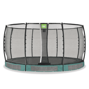 EXIT Allure Premium Bodentrampolin ø 427cm - grün