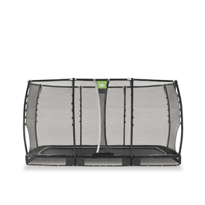 EXIT Allure Premium Vloertrampoline 214x366cm - zwart