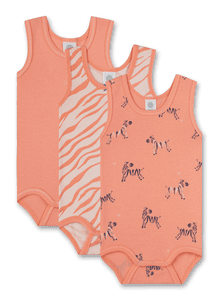 Traje de baño sin mangas 3-pack rosa