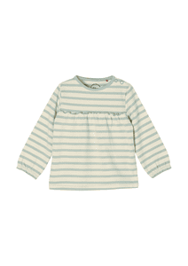 Langarmshirt aqua stripes