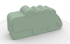 Kiddish ontbijtdoos, croco groen