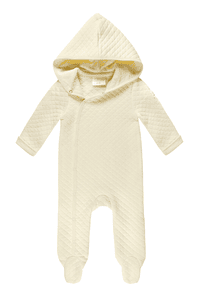 Babyoverall vaffel creme