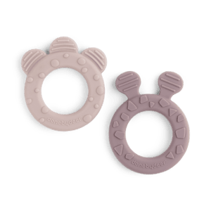 Utført av Deer ™ Teething ring 2-pack Deer friends Pink