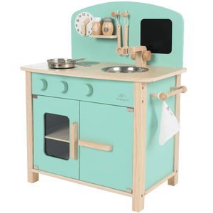 Cucina giocattolo laekkermad inclusi utensili, menta