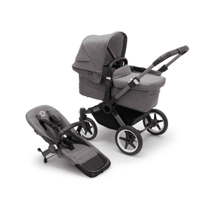 Kinderwagen Donkey 5 Mono Complete Graphite/Grey Melange