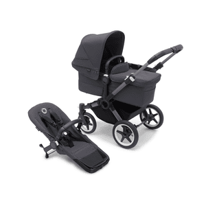 Poussette duo combinée 2en1 Donkey 5 Mono Complete Graphite/Stormy Blue