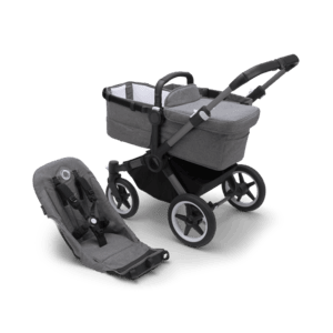 Combi barnevogn Donkey 5 Base Graphite/Grey Melange