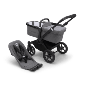 Kombikinderwagen Donkey 5 Base Black/Grey Melange