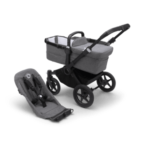 Kinderwagen Donkey 5 Base Black/Grey Melange