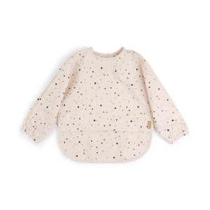 Śliniak z rękawem Happy dots różowy