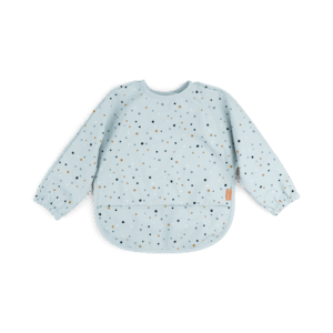 Mouw Slabbetje Happy dots Blauw
