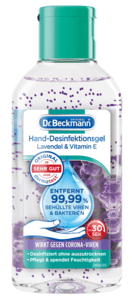 Dr. Beckmann Käsien desinfiointigeeli Laventeli & E-vitamiini, 60ml