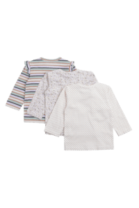 Hust & Claire Langarmshirts Alda White sand 3er Pack