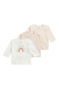 Hust & Claire shirt met lange mouwen Amar Apricot 3-pack